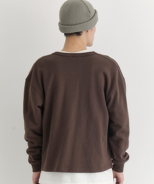 BACK NUMBER カーディガン 「BACK NUMBER」スウェットジップ