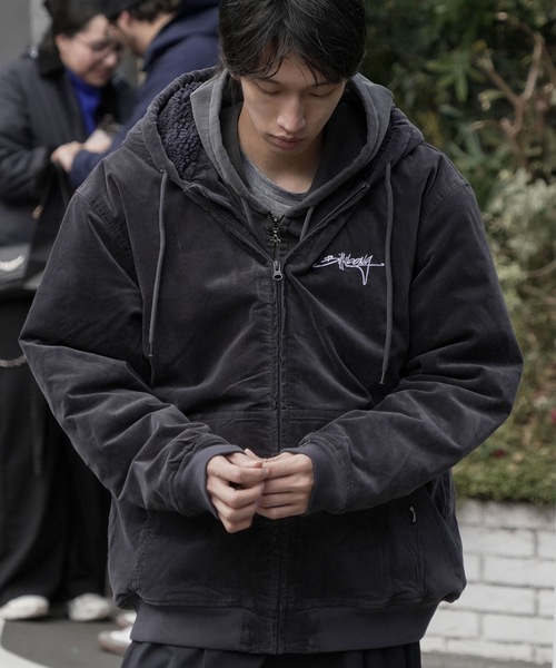 BILLABONG ビラボン　ベロア　インディゴ　ブルゾン未使用 BILLABONG（ビラボン） ブルゾン アウター メンズ INDIGO VELOUR
