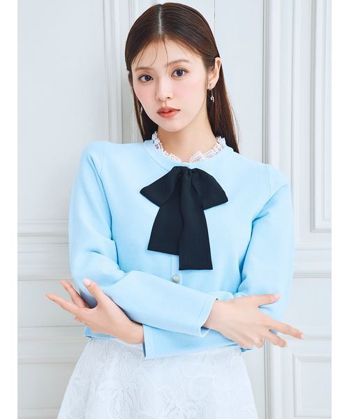 美品✨人気 セルフォード デタッチャブルボウ&カラーカーデ 4way 近年 新品未使用】セルフォード デタッチャブルボウ&カラーカーデ