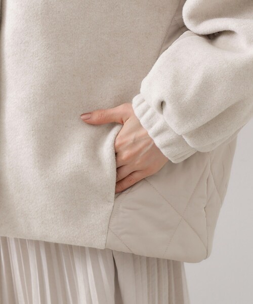 THE SHOP TK ジャケット ノーカラージャケット 前後で印象が変わる