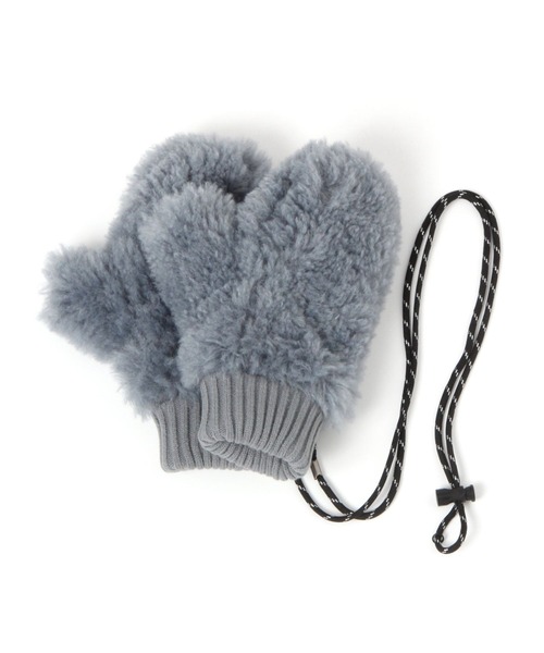 LAKOLE（ラコレ） 手袋 コード付きファーミトン / 581240 レディース