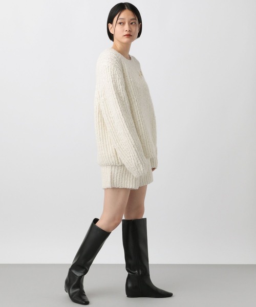 「A part by」 長袖ニット FREE ブラウン レディース_画像4