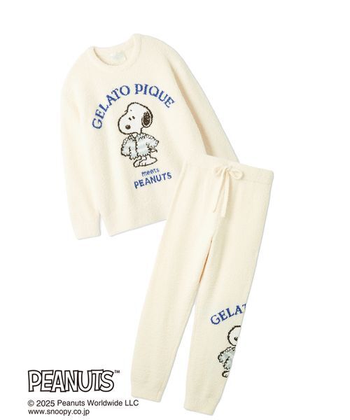 gelato pique（ジェラートピケ） パジャマ ルームウェア 「PEANUTS