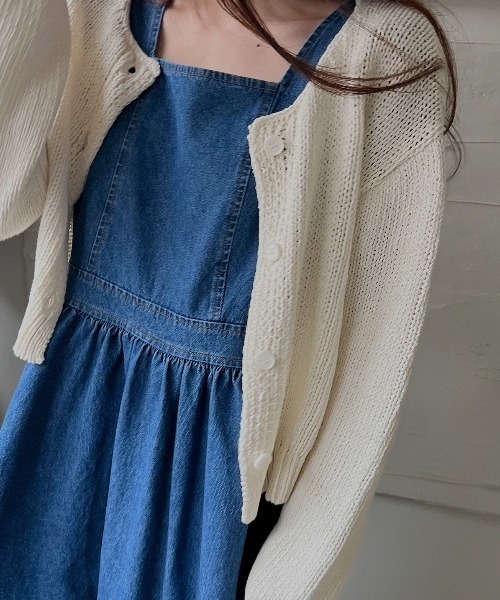 「FAVORITO」 半袖ワンピース F ブルー レディース_画像9