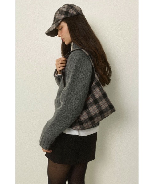 ALEXIA STAM（アリシアスタン） ショルダーバッグ バッグ Logo Plaid