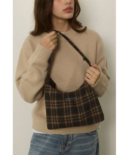 ALEXIA STAM（アリシアスタン） ショルダーバッグ バッグ Logo Plaid 