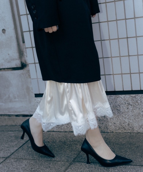 Carmelo ロング スカート Lingerie Tailored Midi Skirt
