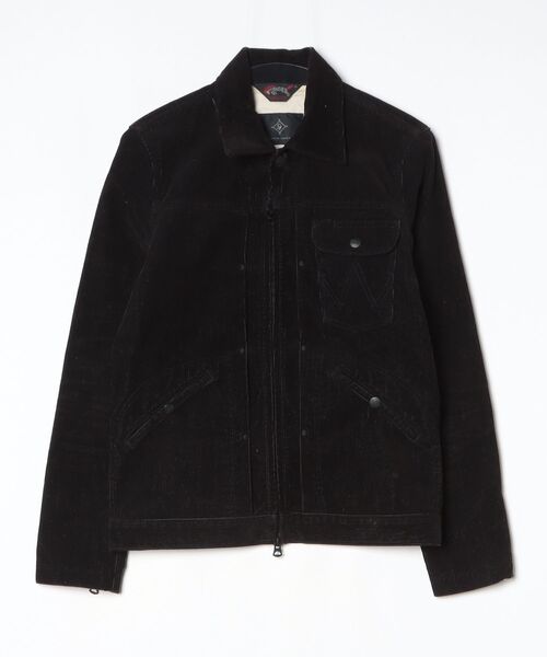 Wrangler ブラック コーデュロイジャケット Wrangler（ラングラー