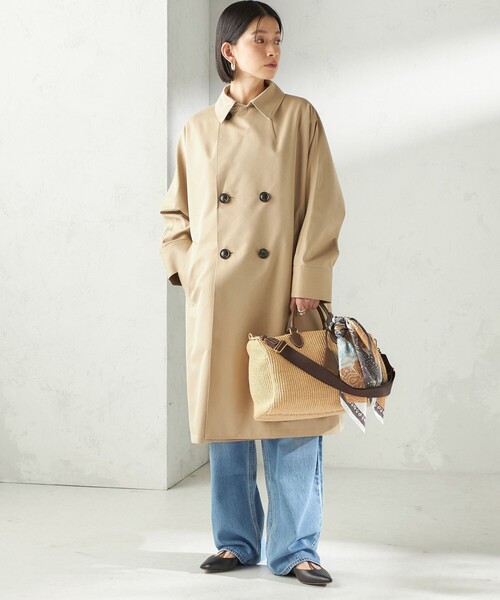 美品▲定価9.1万▲TICCA/トレンチコート▲キルティングライナー付▲ゆったり 美品△定価9.1万△TICCA/トレンチコート△キルティングライナー付