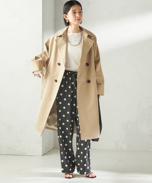 TICCA ベージュ トレンチコート TICCA(ティッカ)｜テントトレンチコート/ベージュ の通販｜ELLESHOP