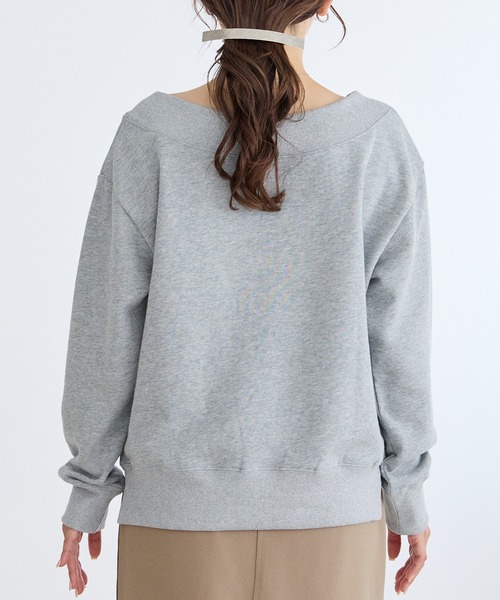 「LAVEANGE」 スウェットカットソー 5L ブラック レディース_画像5