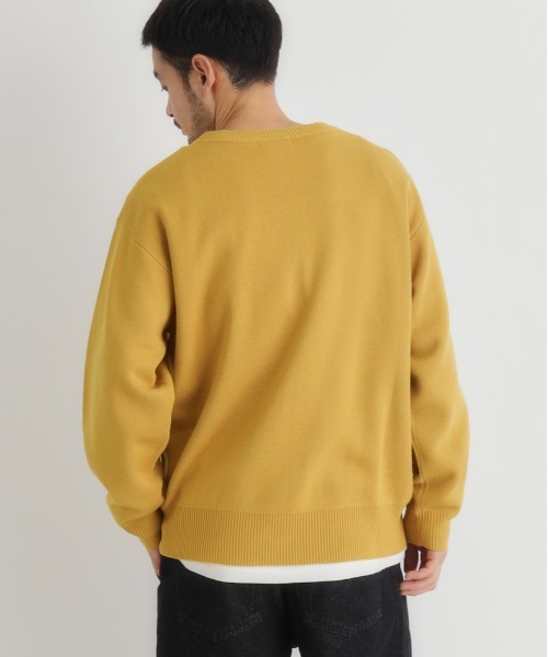 BACK NUMBER セーター ニット 「BACK NUMBER」アクリルサークルロゴ