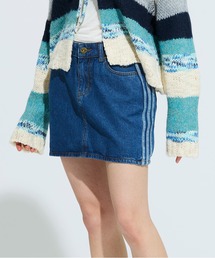 adidas（アディダス） デニムスカート スリーストライプス スカート