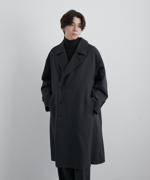 「JUNRED」 トレンチコート L グリーン メンズ_画像6