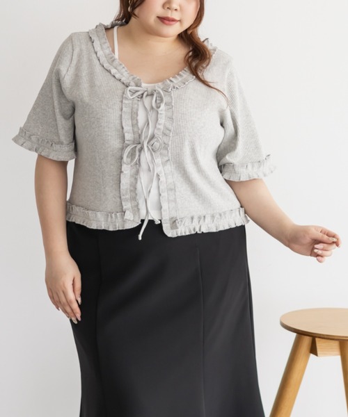 「CLETTE」 半袖カットソー LL ピンク レディース_画像5
