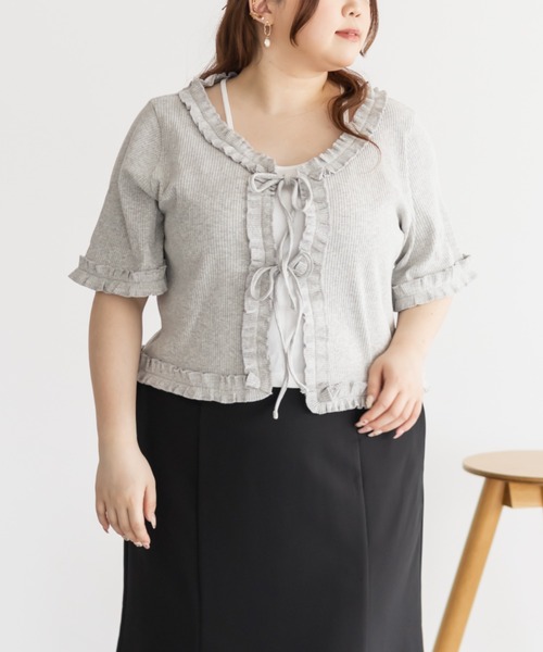 「CLETTE」 半袖カットソー LL ピンク レディース_画像7