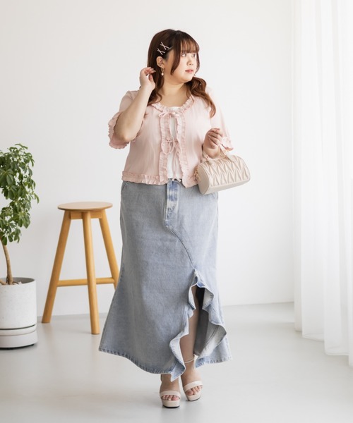 「CLETTE」 半袖カットソー LL ピンク レディース_画像8