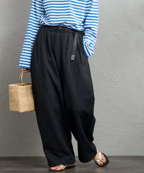 ワイドパンツ スウェットパンツ ジャージ 「GRAMICCI/グラミチ」 別注 ワイドスウェットパンツ「追加」 メンズ レディースの画像