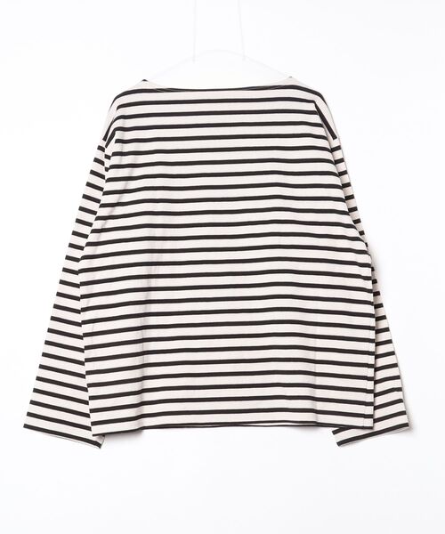 「GOOD GRIEF」 ボーダー柄長袖カットソー FREE ベージュ レディース_画像2