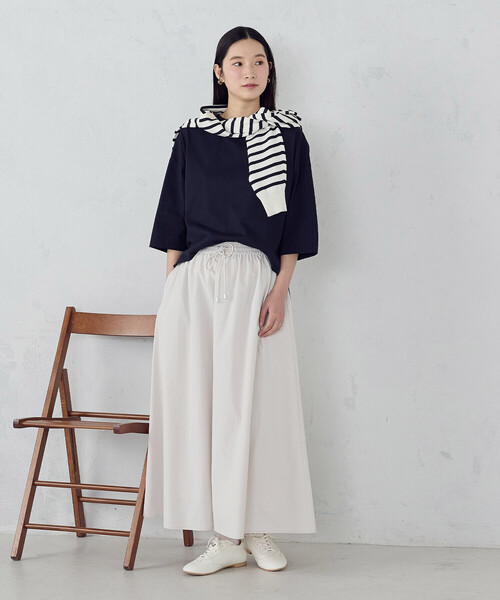 COMME CA ISM（コムサイズム） tシャツ 「接触冷感」7分袖 カットソー