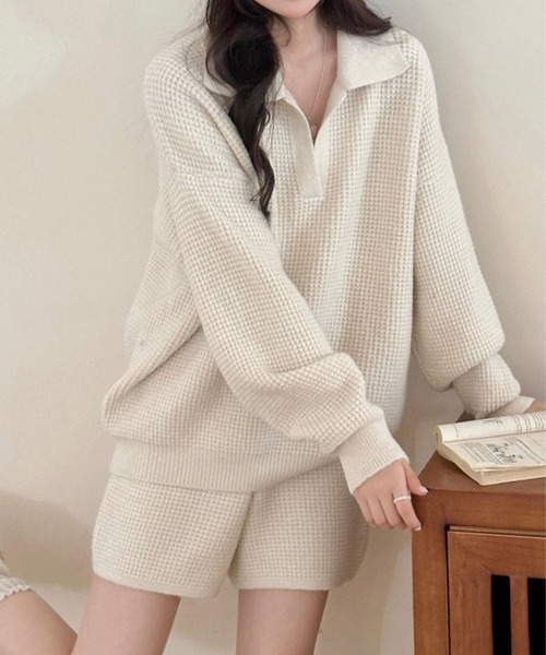 「DAY CLOSET」 セットアップ FREE チャコールグレー レディース_画像3