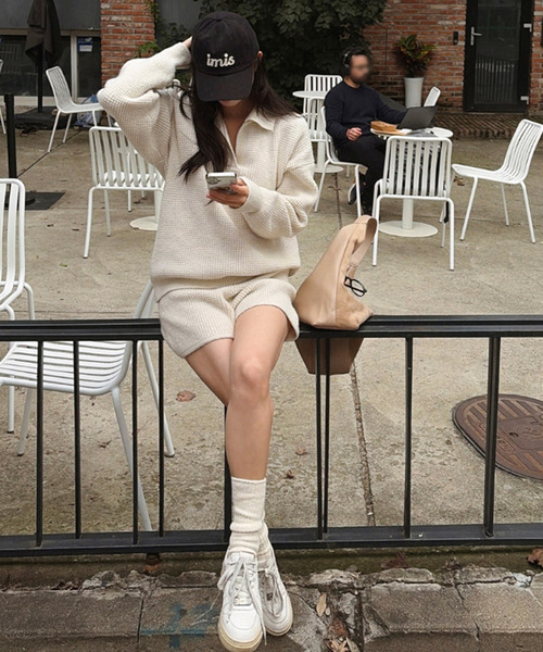 「DAY CLOSET」 セットアップ FREE チャコールグレー レディース_画像8