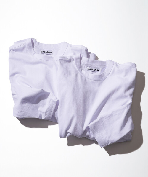 「CAHLUMN」 長袖Tシャツ MEDIUM ブラック メンズ_画像7
