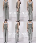 サロペット オーバーオール 「2サイズ展開/低...の詳細画像1