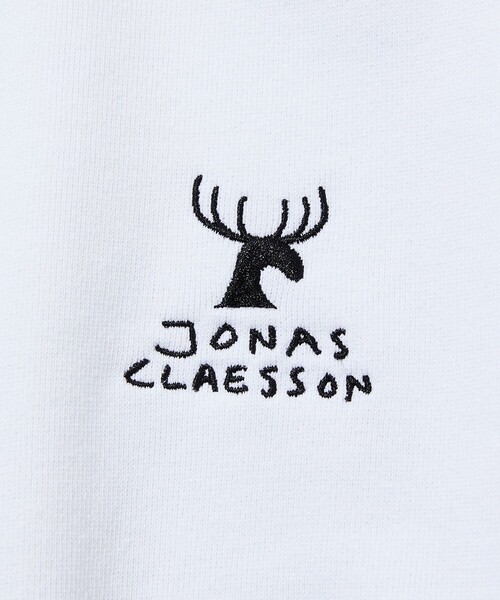 「Jonas Claesson」 スウェットカットソー MEDIUM ライトグレー メンズ_画像5