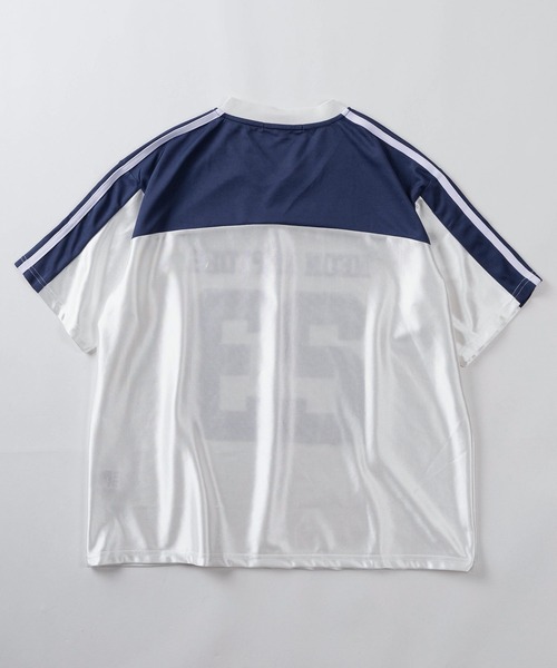 tシャツ 半袖 「82」メッシュ 切替 ナンバリング ゲームシャツ/ユニ