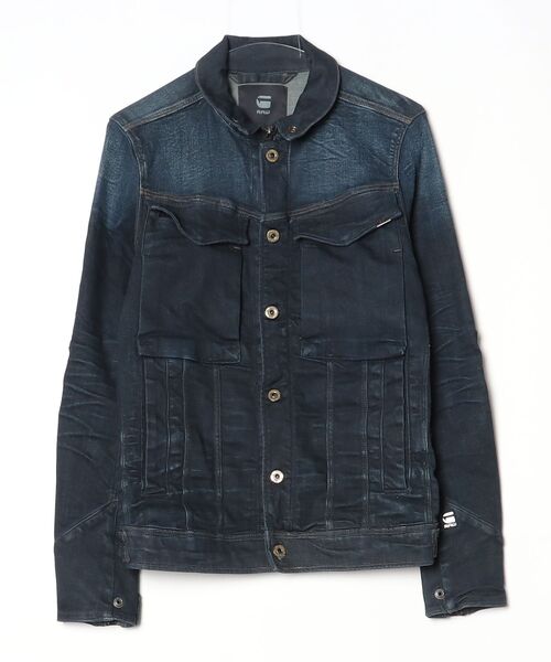 G-STAR RAW 「G-STAR」 デニムジャケット X-SMALL ダークインディゴ