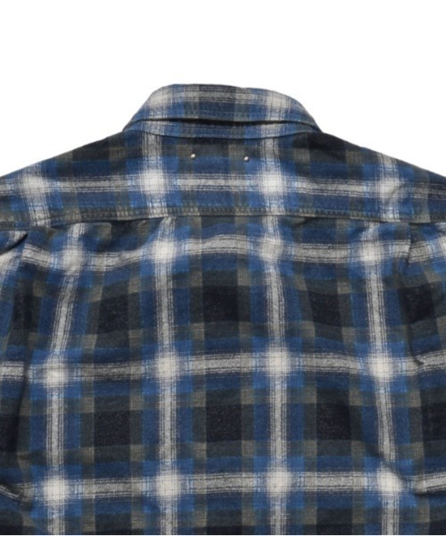 シャツ MINEDENIM (マインデニム) Plaid Print Flannel Work SH メンズの画像