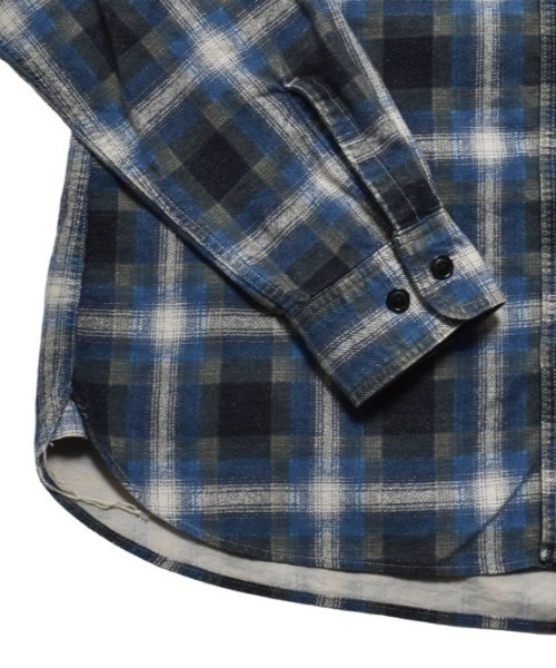 シャツ MINEDENIM (マインデニム) Plaid Print Flannel Work SH メンズの画像