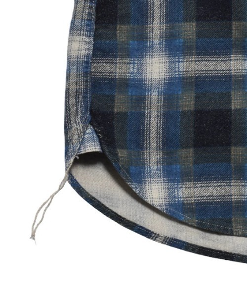シャツ MINEDENIM (マインデニム) Plaid Print Flannel Work SH メンズの画像