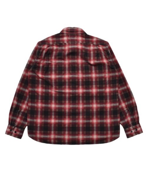 シャツ MINEDENIM (マインデニム) Plaid Print Flannel Work SH メンズの画像