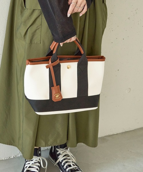 「BEVERLY HILLS POLO CLUB」 トートバッグ FREE グレー レディース_画像7