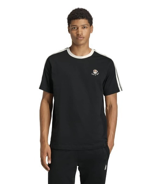  アディダス Tシャツ ブラック adidas（アディダス） adidas tシャツ ラックス コーヒー カフェ