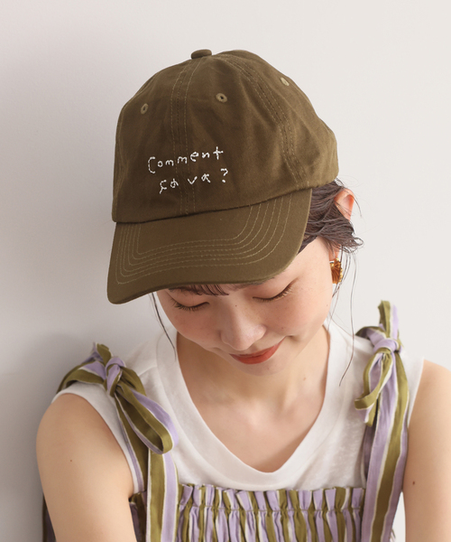 SLOBE IENA p cnq 帽子 フリーサイズ SLOBE IENA（スローブイエナ） キャップ 帽子 Lundi SLOBE別注 ロゴCAP
