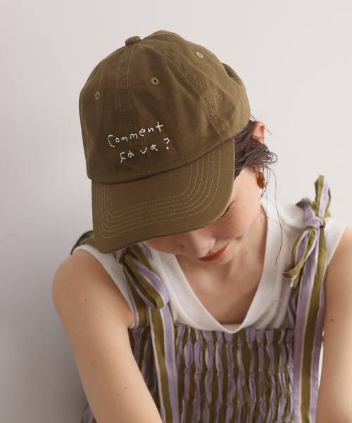 SLOBE IENA（スローブイエナ） キャップ 帽子 Lundi SLOBE別注 ロゴCAP