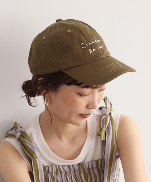 SLOBE IENA（スローブイエナ） キャップ 帽子 Lundi SLOBE別注 ロゴCAP