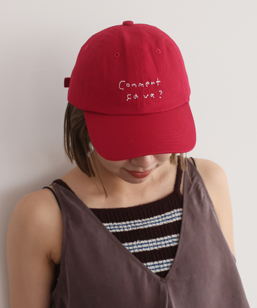 SLOBE IENA（スローブイエナ） キャップ 帽子 Lundi SLOBE別注 ロゴCAP