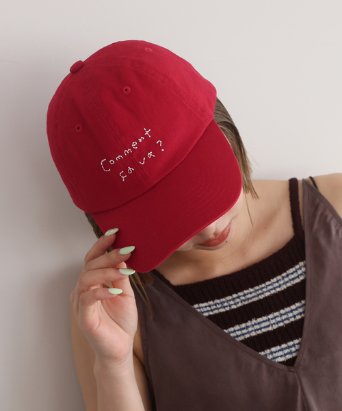 SLOBE IENA（スローブイエナ） キャップ 帽子 Lundi SLOBE別注 ロゴCAP