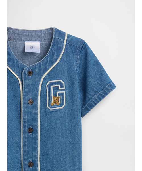 GAP（ギャップ） セットアップ デニム バーシティスタイル コーデ