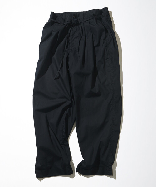 CAHLUMN（カウラム） チノパン Broadcloth 2Tuck Trousers メンズ
