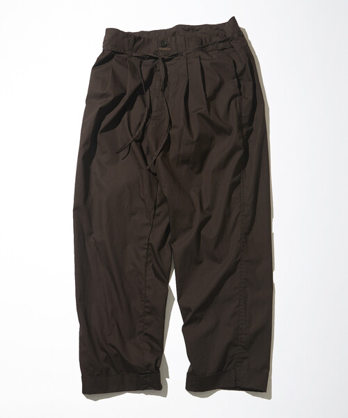 CAHLUMN（カウラム） チノパン Broadcloth 2Tuck Trousers メンズ