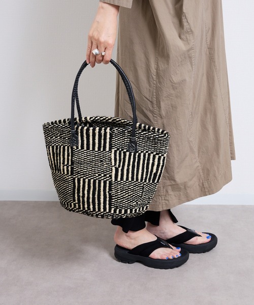 artipur COTTAGE かごバッグ カゴバッグ TKK : アクリル＆サイザル