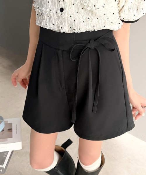 「mily bilet」 ショートパンツ SMALL チャコールグレー レディース_画像4