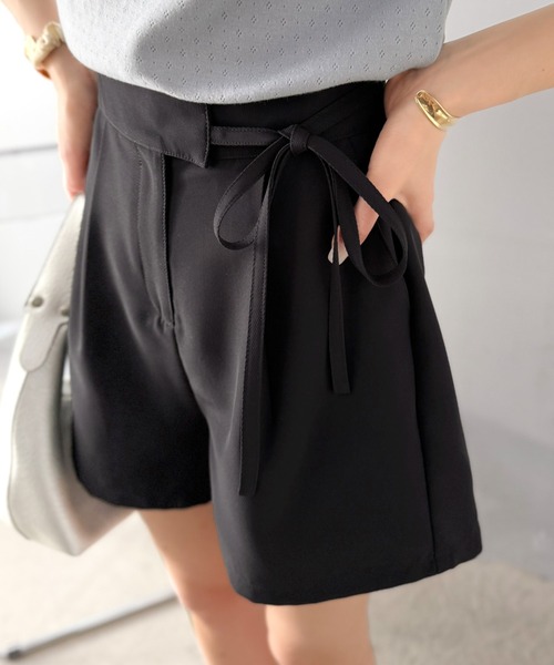 「mily bilet」 ショートパンツ SMALL チャコールグレー レディース_画像6