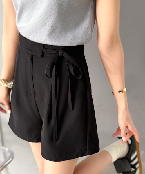 「mily bilet」 ショートパンツ SMALL チャコールグレー レディース_画像8