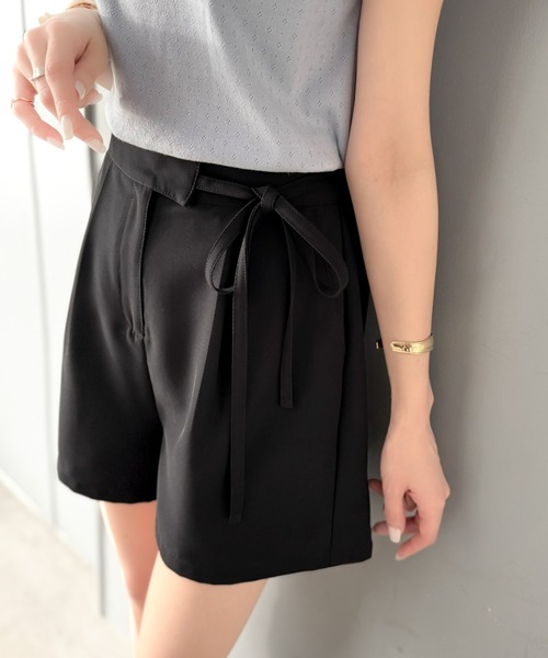 「mily bilet」 ショートパンツ SMALL チャコールグレー レディース_画像9